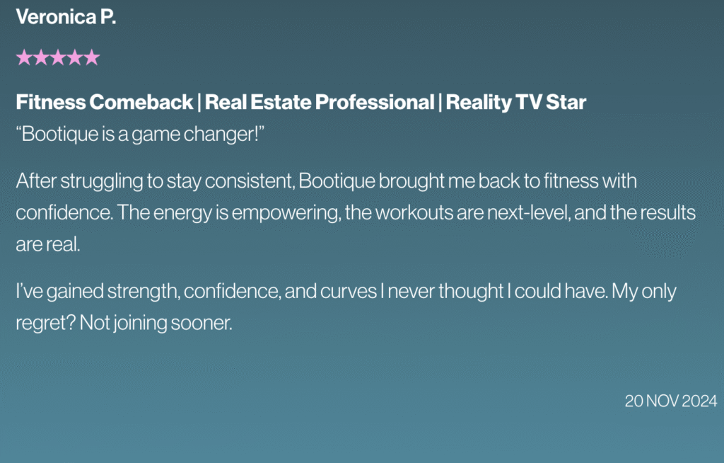 Bootique Testimonial 2