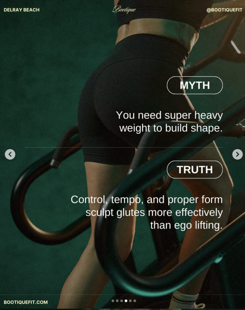 Best Glute Workouts in Delray Beach: Why Most Training Gets It Wrong | Bootique Fitness Glutes Training 4