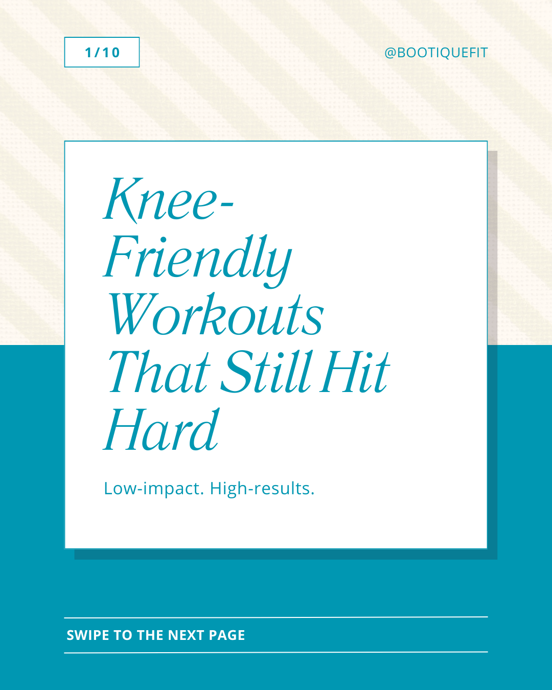 Knee Friendly Workouts in Delray Beach Florida